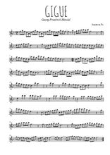 Sonate en fa, Gigue de Georg Friedrich Händel